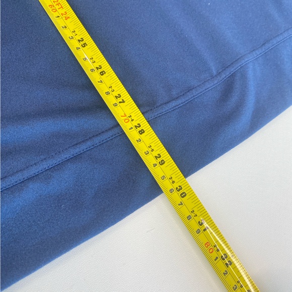 Rhoback Heathered Performance Golf Quarter-Zip Pullover Navy & Antigua Green XL - Picture 9 of 10